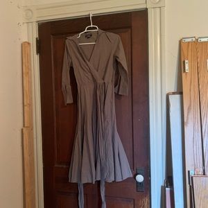 Glamor Angel Long Sleeve “Trench Coat” Style Dress